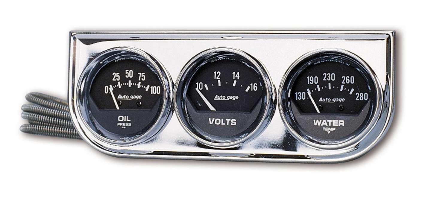 2in Chrm Mech.Gauge Pnl - Burlile Performance Products