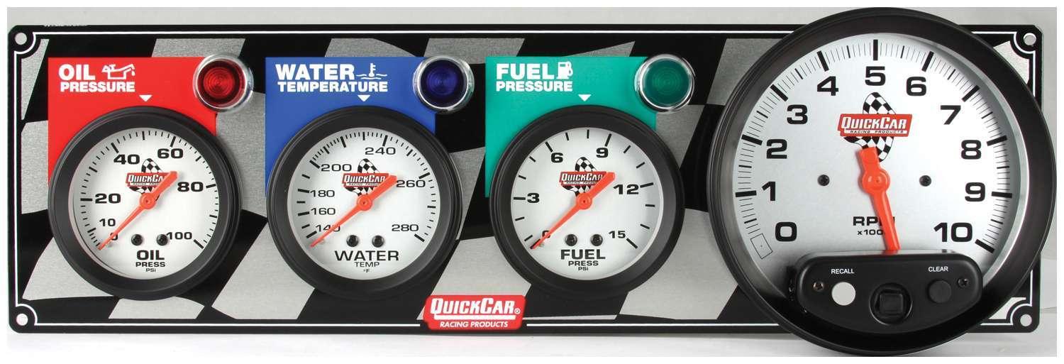 3-1 Gauge Panel OP-WT-FP-Tach - Burlile Performance Products