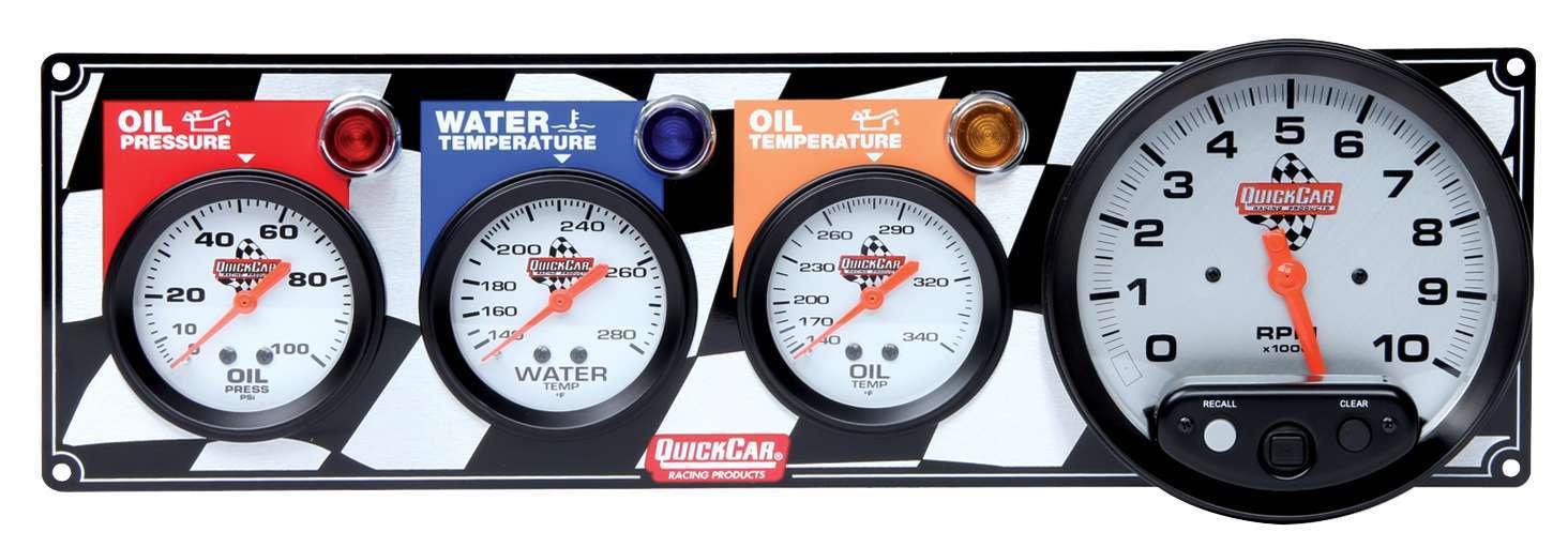 3-1 Gauge Panel OP-WT-OT-Tach - Burlile Performance Products