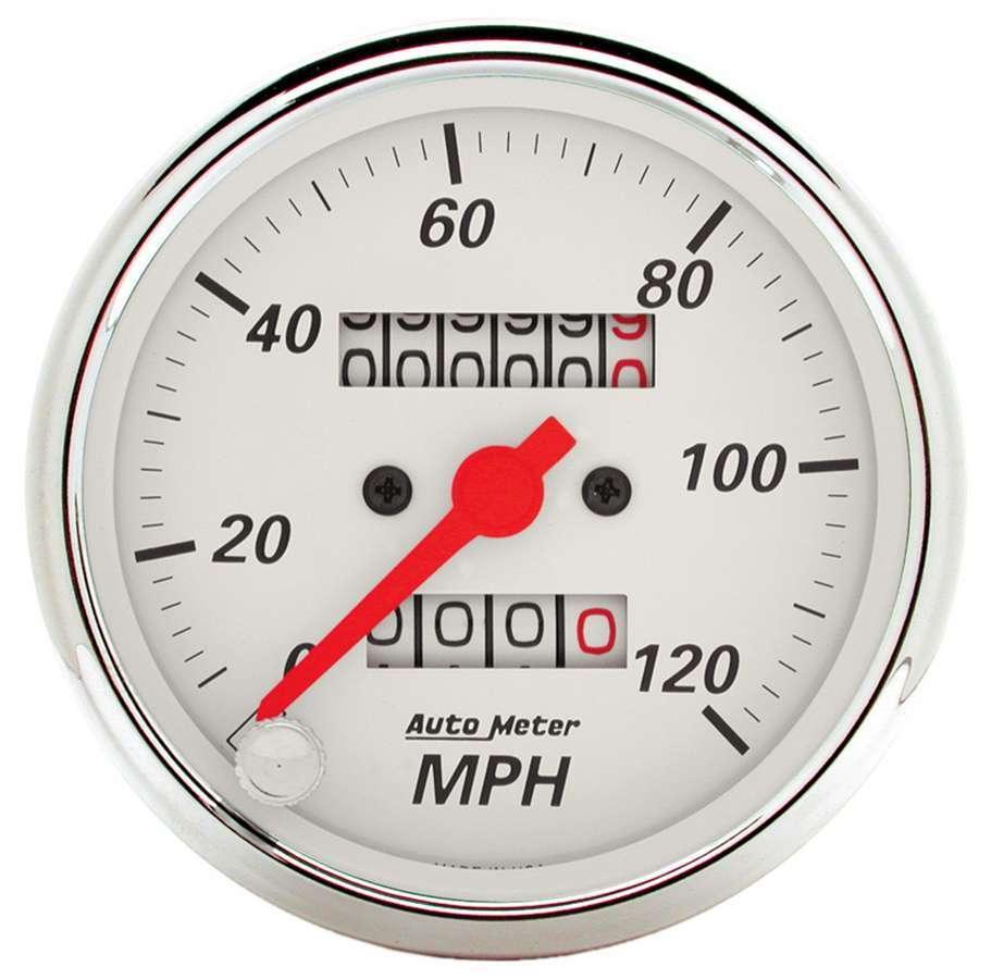 3-1/8in A/W Speedometer 120MPH - Burlile Performance Products