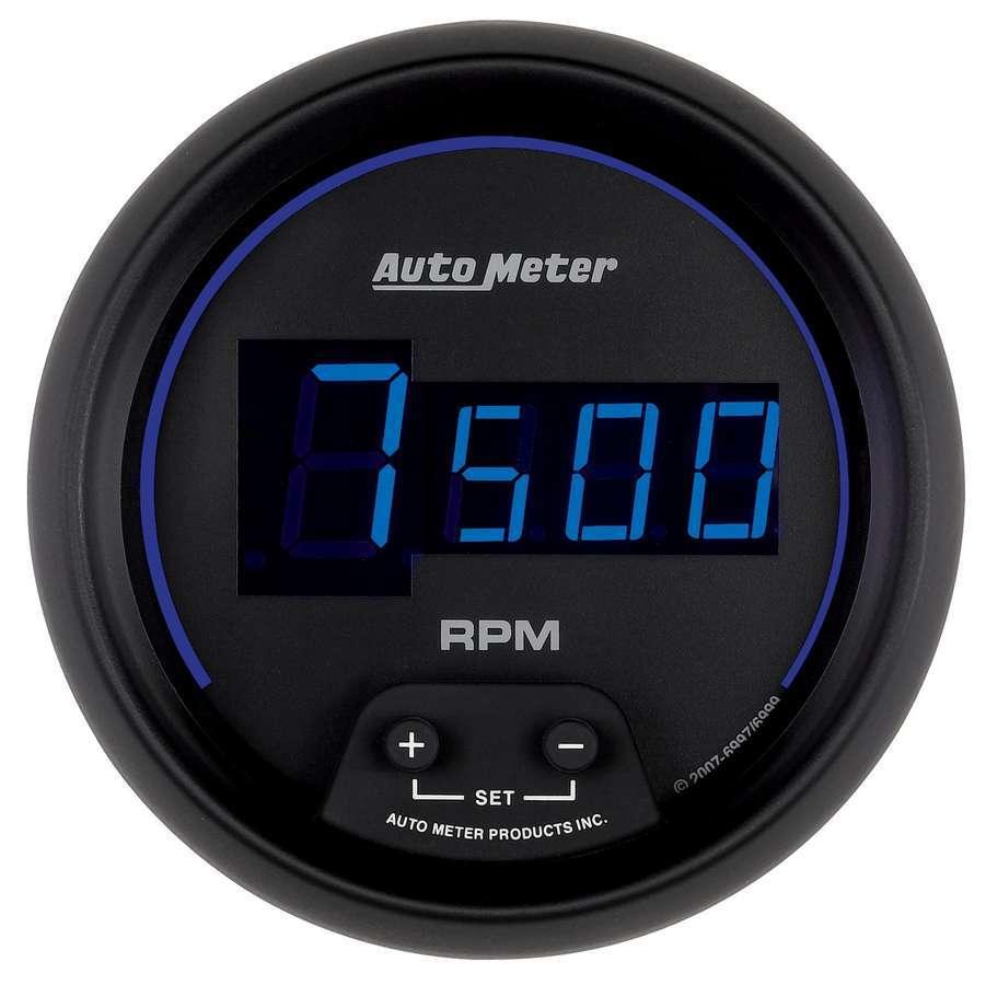 3-3/8 Cobalt Digital In-Dash Tach - Black - Burlile Performance Products