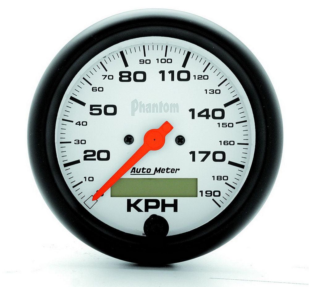 3-3/8 Phantom Speedo - Metric 190KPH - Burlile Performance Products