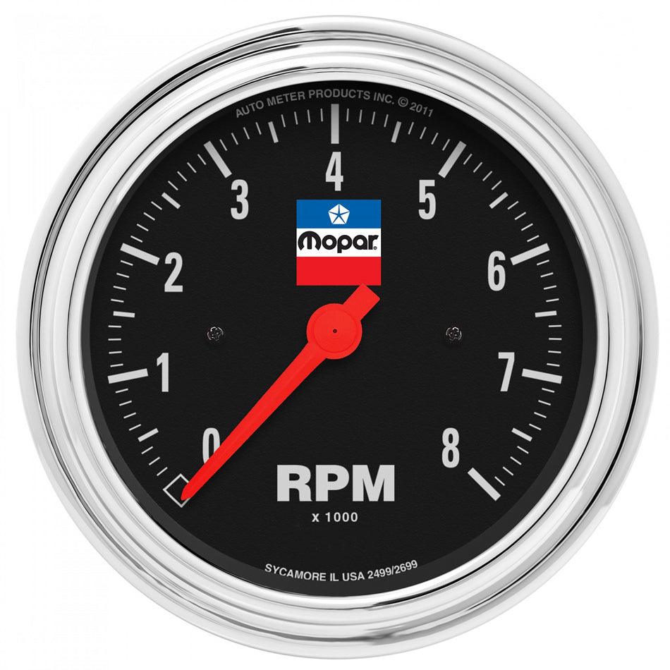 3-3/8 Tachometer Gauge Mopar Logo Series - Burlile Performance Products