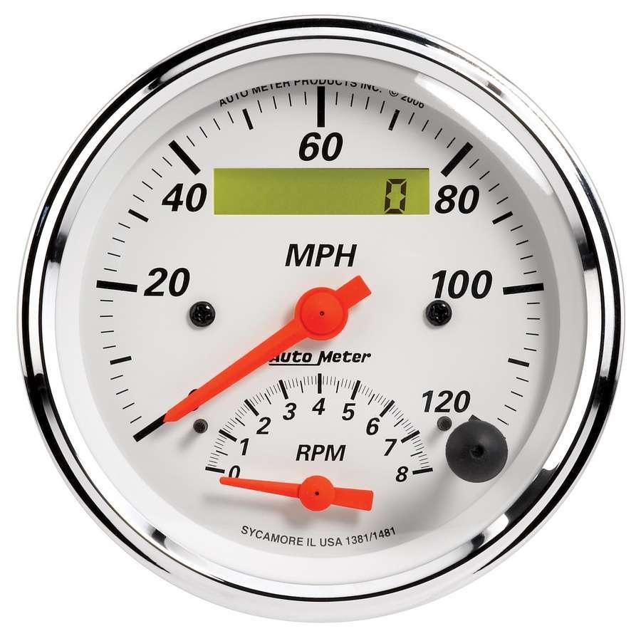 3-3/8in A/W Tach/Speedo Combo - Burlile Performance Products