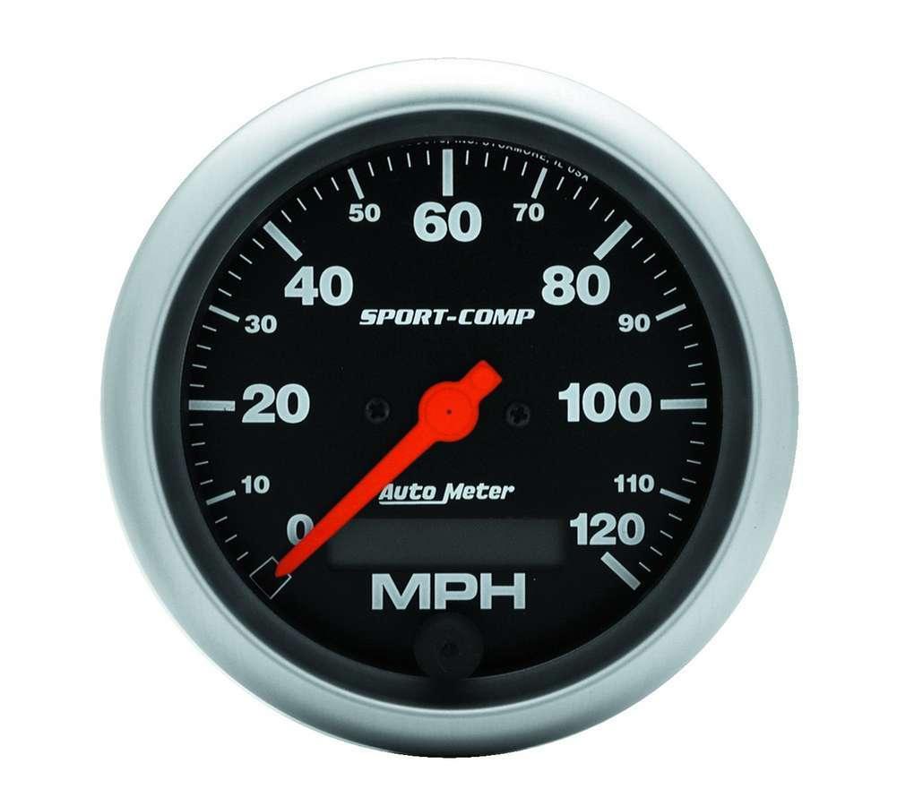 3-3/8in Sport Comp. Elec. 120MPH Speedometer - Burlile Performance Products