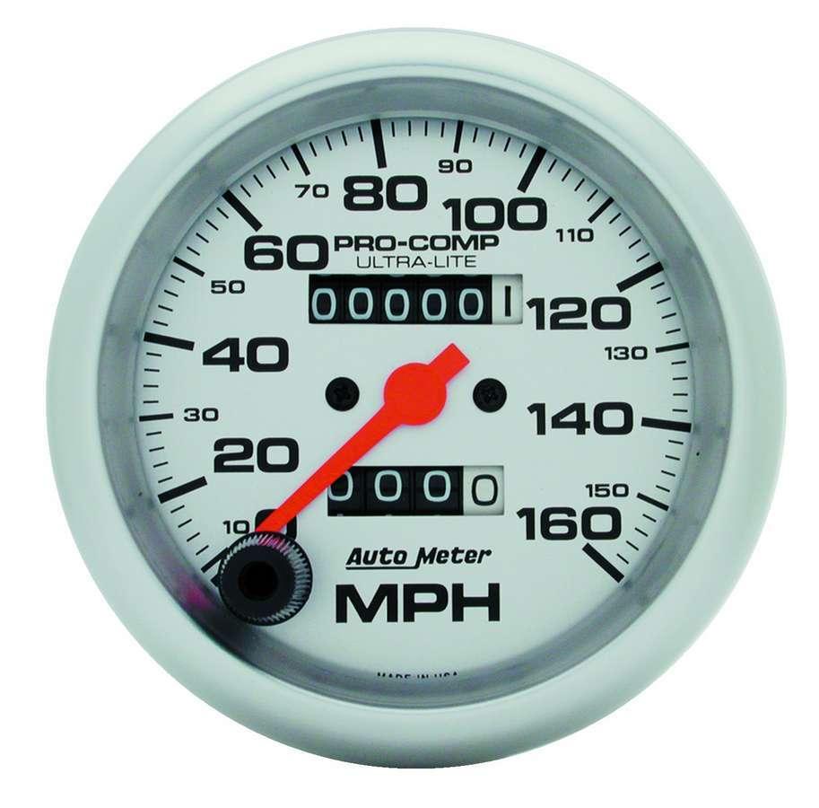 3-3/8in Ultra-Lite 160mph Speedometer - Burlile Performance Products