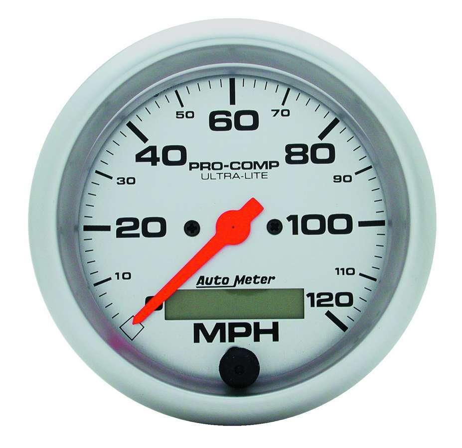 3-3/8in Ultra-Lite Elec. 120MPH Speedometer - Burlile Performance Products