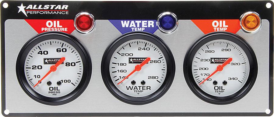 3 Gauge Panel ALL OP/WT/OT - Burlile Performance Products