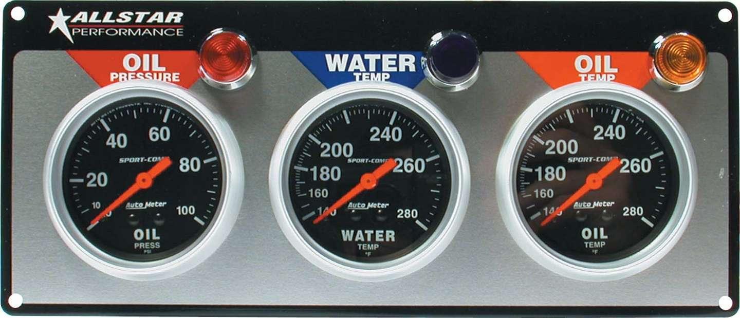 3 Gauge Panel A/M OP/WT/OT Sport-Comp - Burlile Performance Products