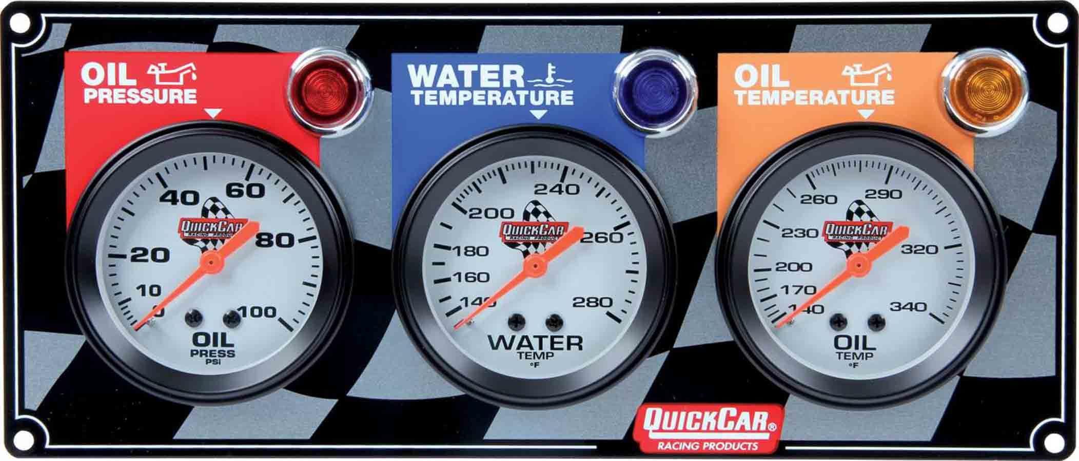 3 Gauge Panel OP/WT/OT - Burlile Performance Products