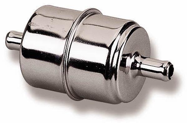 3/8in Chrome Fuel Filter - Burlile Performance Products