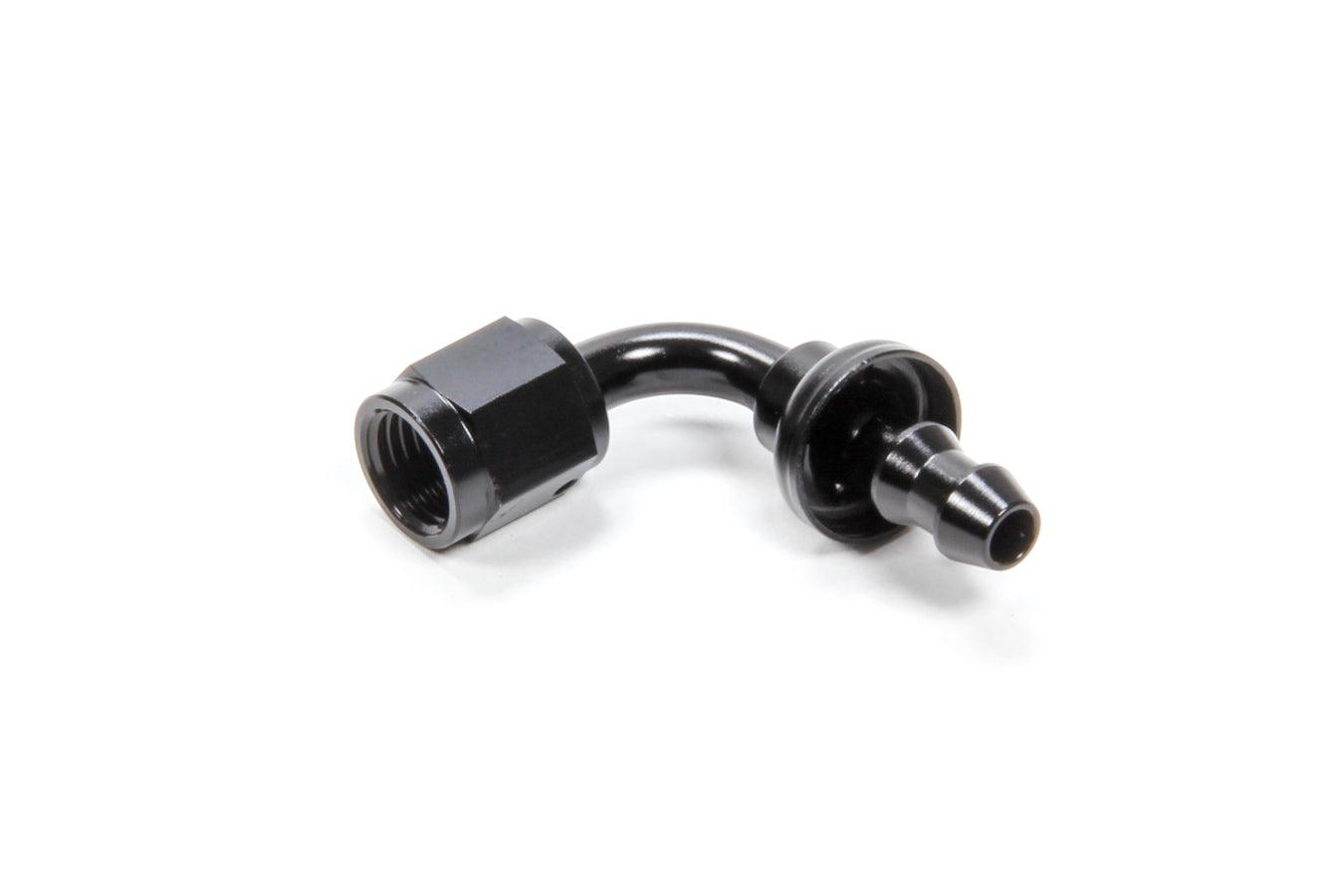 #4 90 Degree Hose End Push Lock - Burlile Performance Products