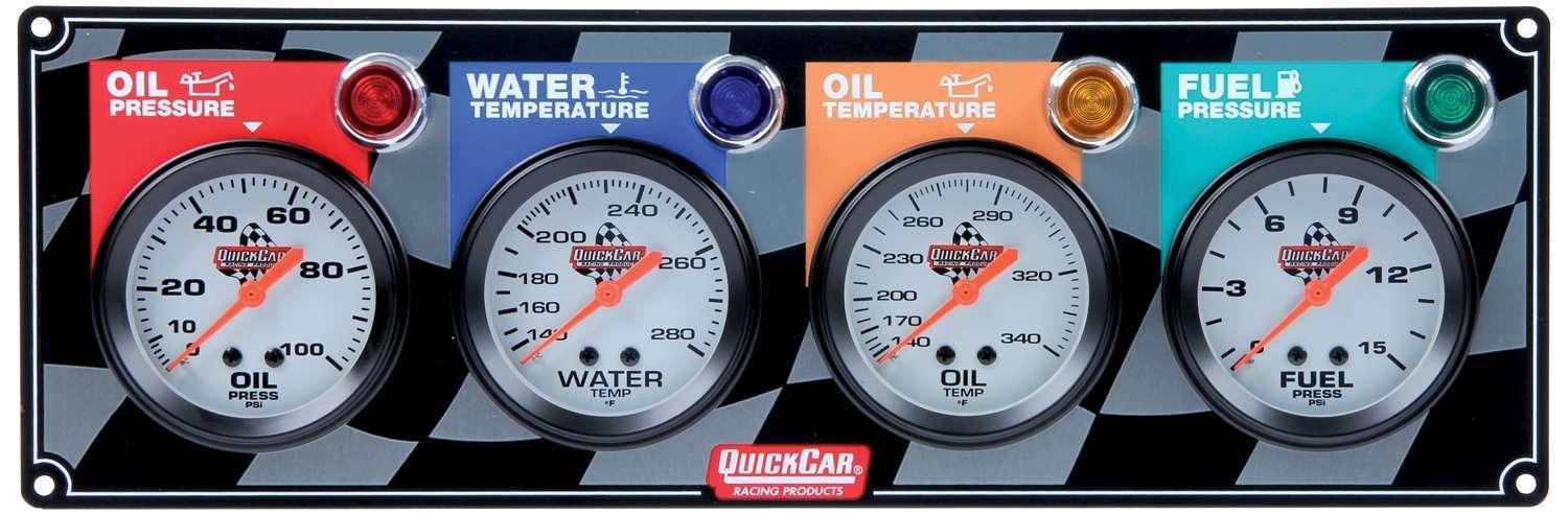 4 Gauge Panel OP/WT/OT/ FP - Burlile Performance Products