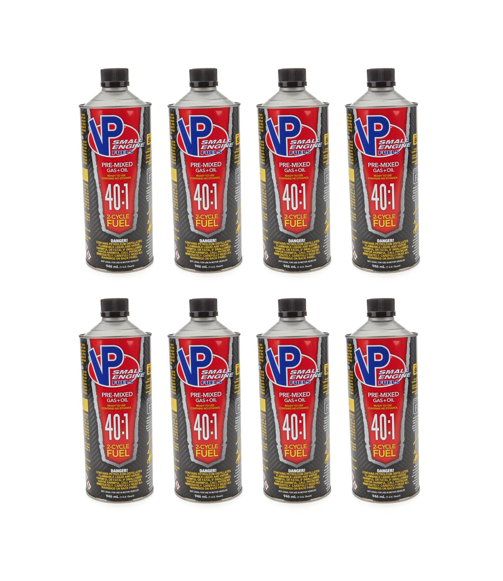 40:1 Pre-Mix Fuel 1qt Cans (Case 8) - Burlile Performance Products