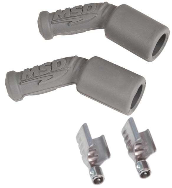 45 Degree Plug Boots & Terminals - LS1 2-Pack - Burlile Performance Products