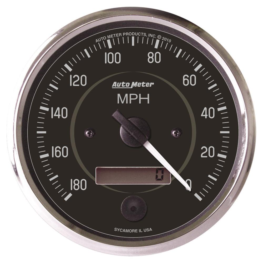 4in Dia Speedometer 180 MPH Elec Programable - Burlile Performance Products