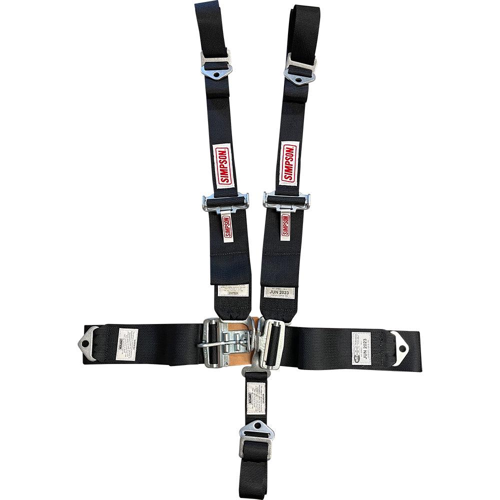 5-Pt Harness System HNR FX B/I P/D 62in Black - Burlile Performance Products