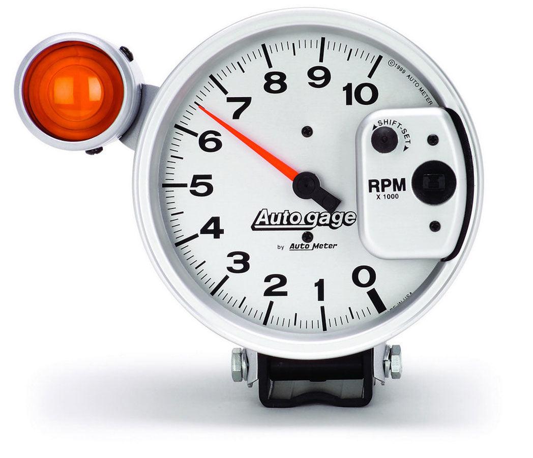 5in Auto Gauge Tach -10K Silver Face - Burlile Performance Products