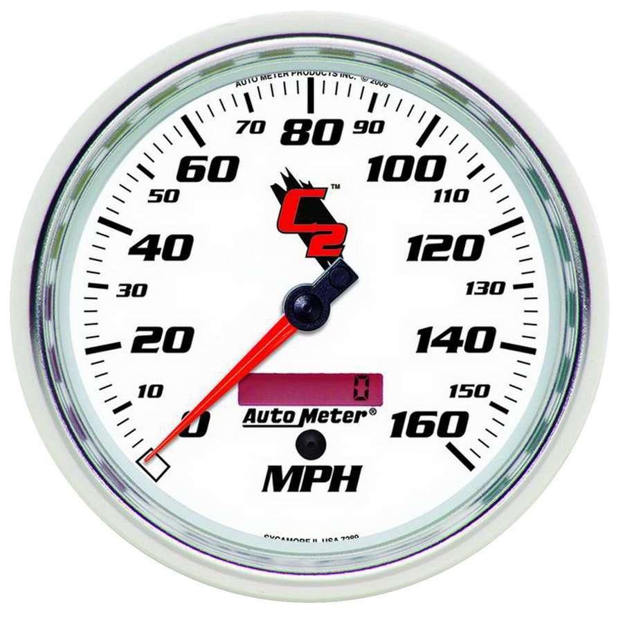 5in C2/S In-Dash Speedo 160 MPH - Burlile Performance Products