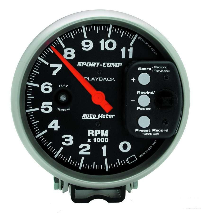 5in S/C 11000 RPM Playback Tach - Burlile Performance Products