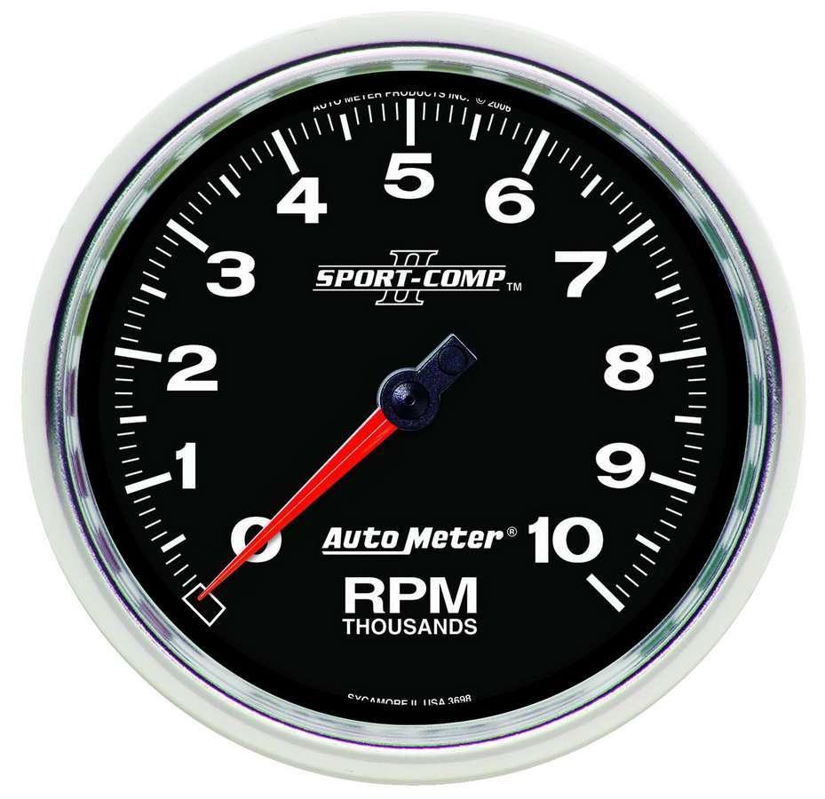 5in S/C II In-Dash Tach 10K RPM - Burlile Performance Products