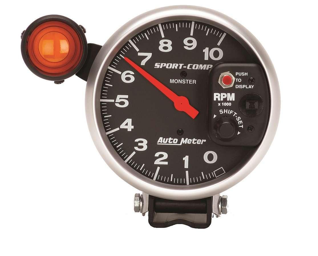 5in Sport Comp Monster Tach w/Shift Light - Burlile Performance Products