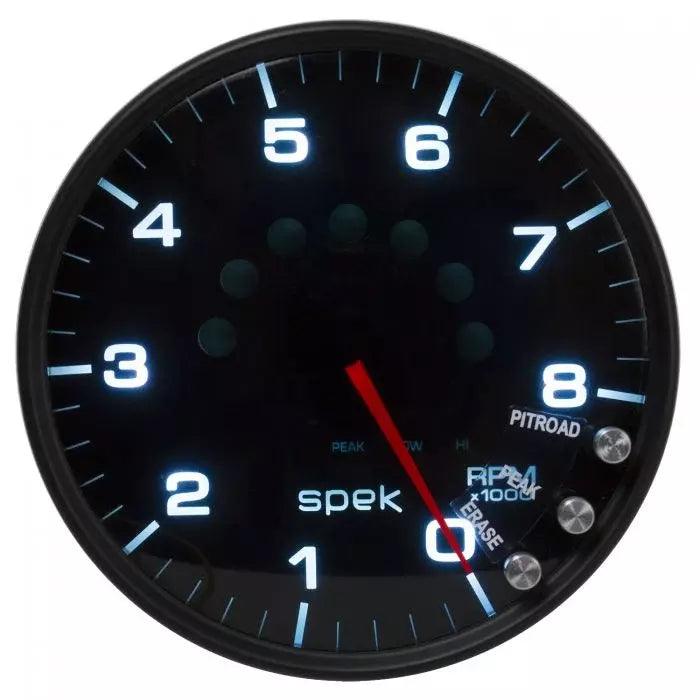 5in Tachometer 8000 RPM w/Shift Light Black Dial - Burlile Performance Products