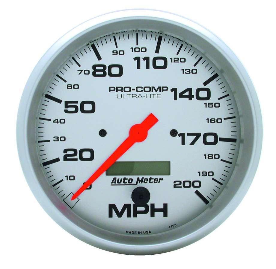 5in U/L Electric Speedo 0-200MPH - Burlile Performance Products