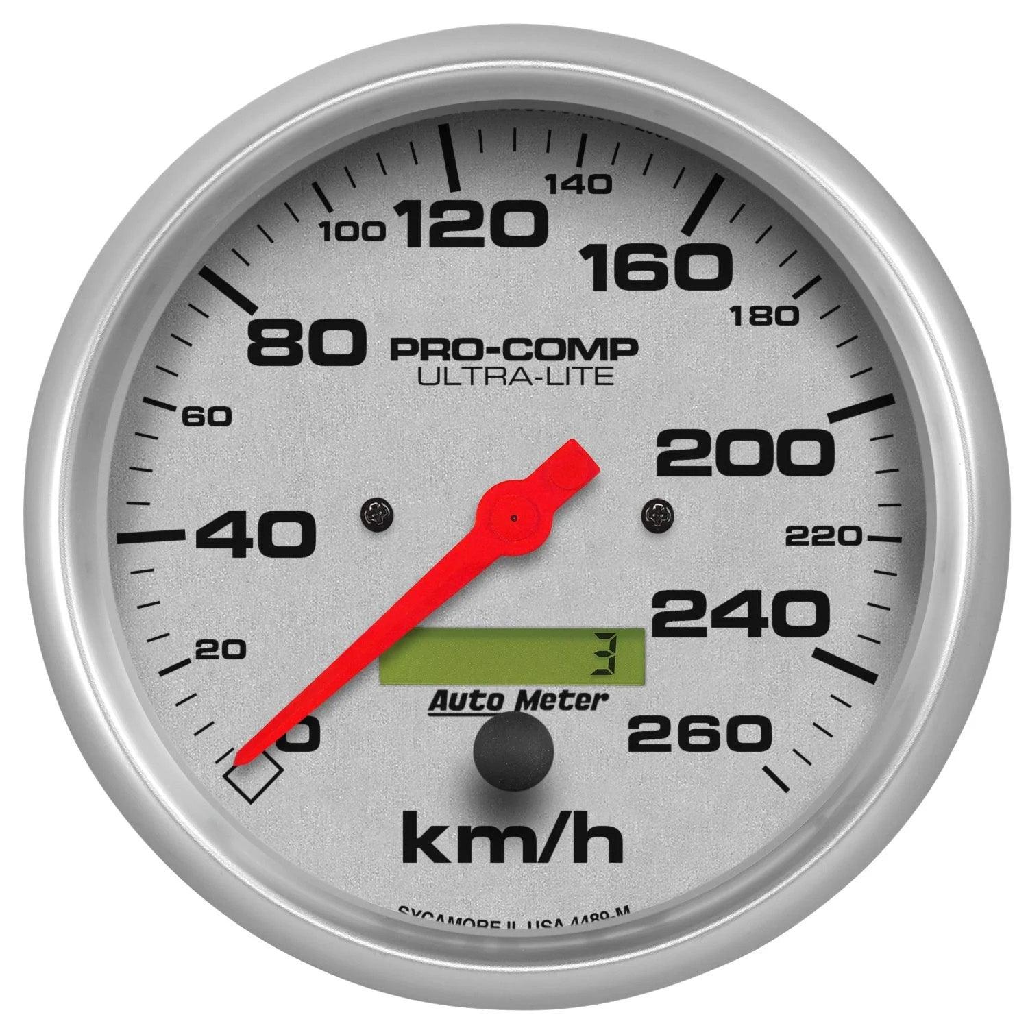 5in U/L Speedometer - 260KPH Metric - Burlile Performance Products
