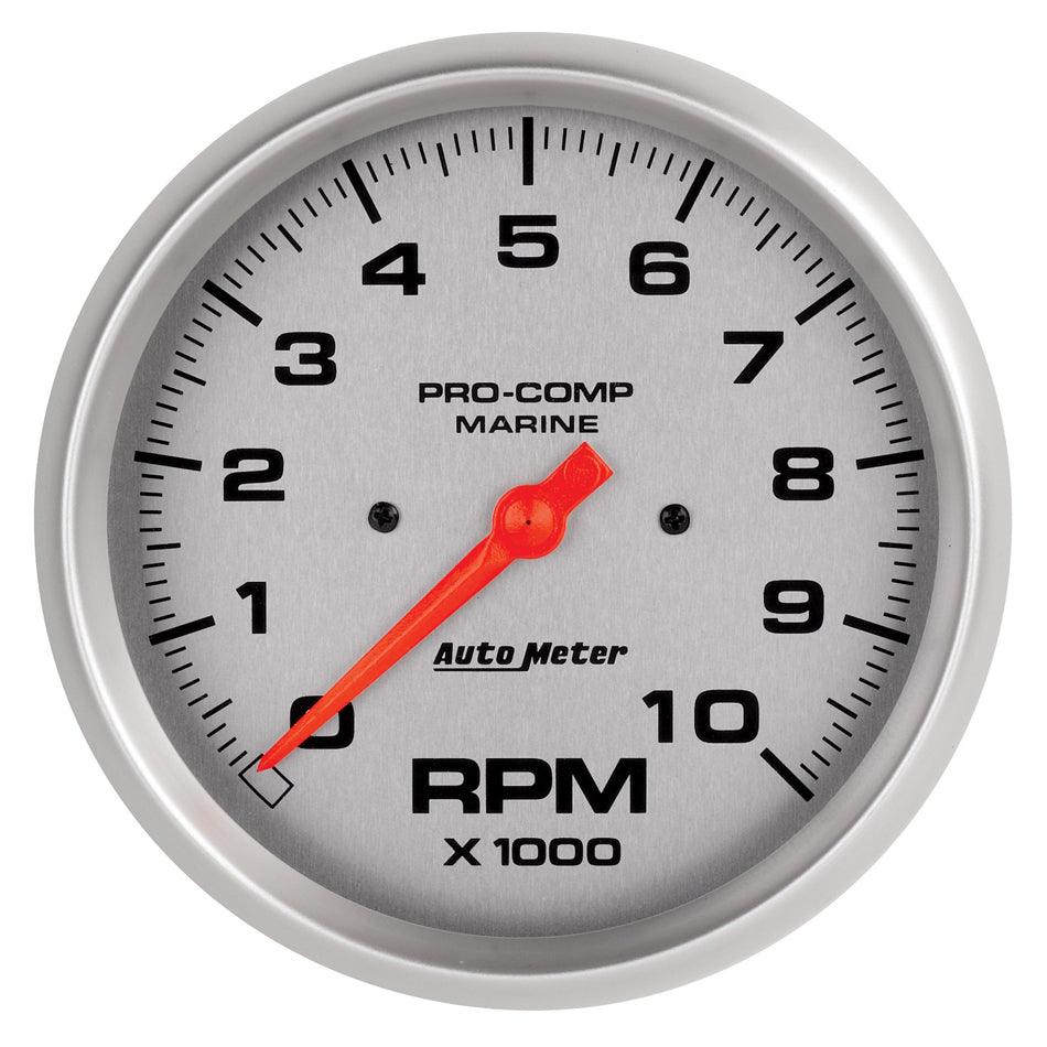 5in U/L Tachometer Gauge 10000 RPM Silver - Burlile Performance Products
