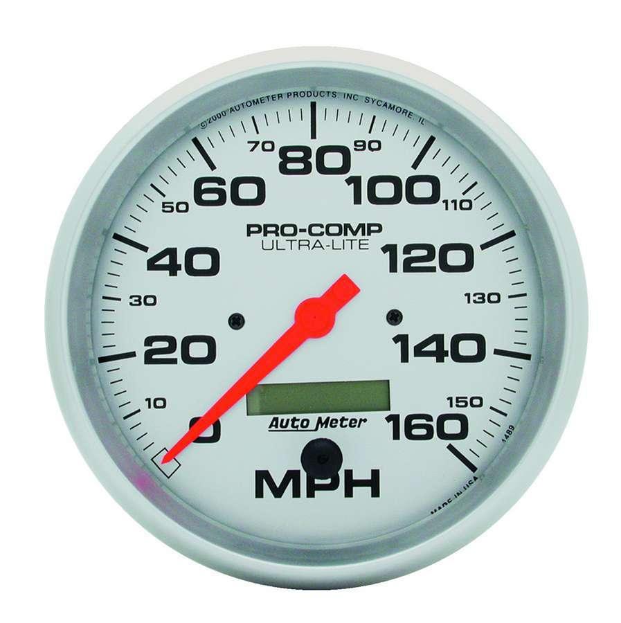 5in Ultra-Lite Elec. 160MPH Speedometer - Burlile Performance Products