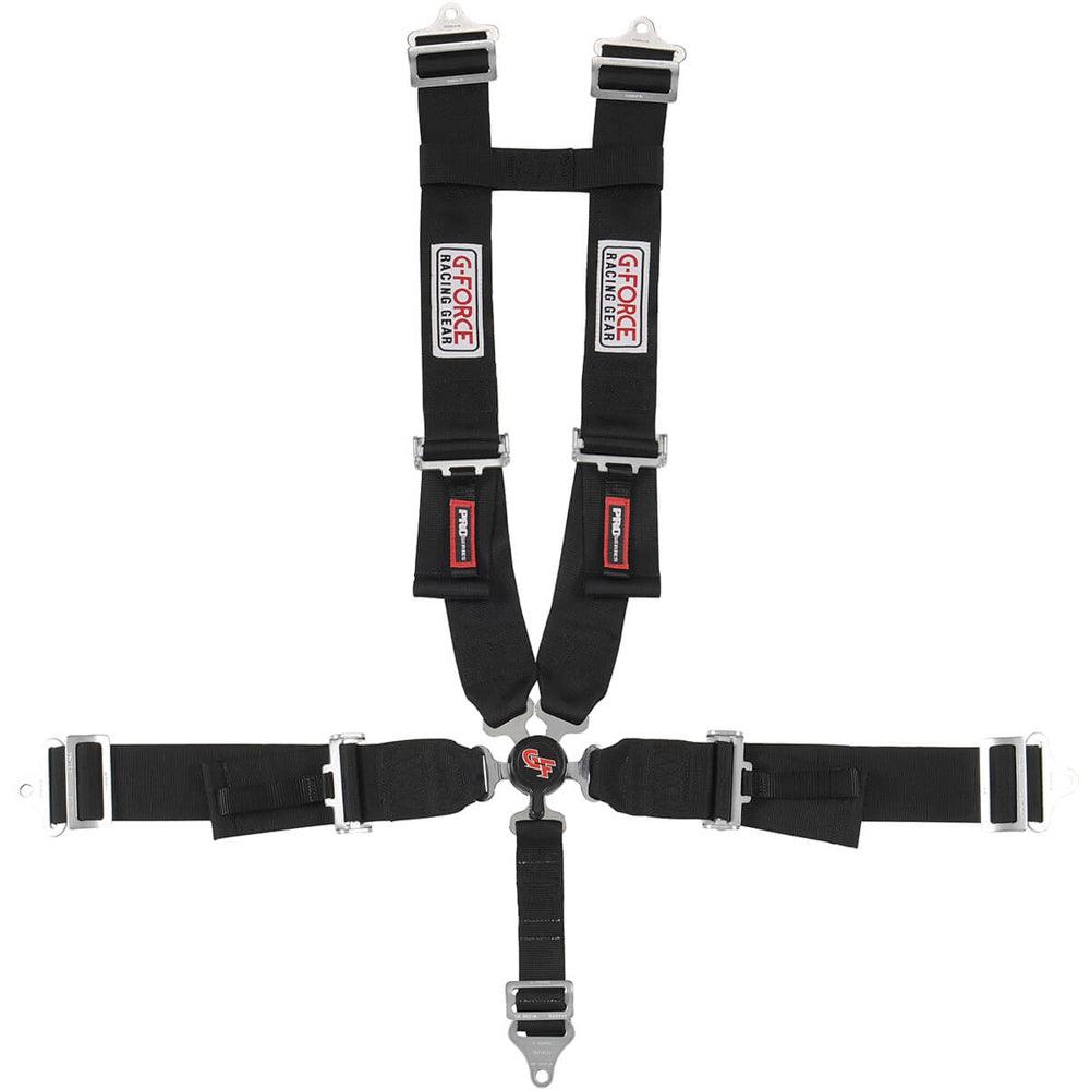 5pt Harness Set Black Camlock Pull-Down Lap - Burlile Performance Products