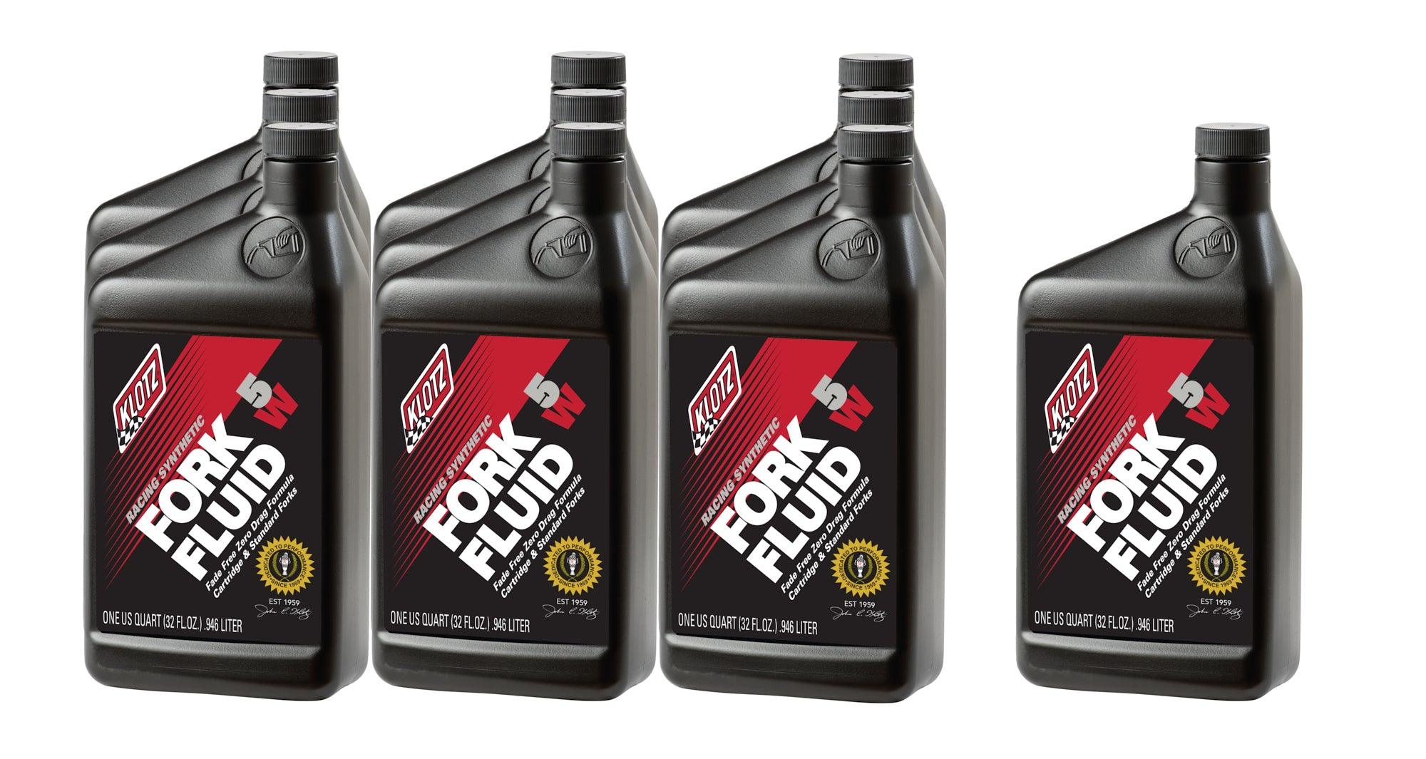 5W Racing Synthetic Shock Oil Case 10x1Qt - Burlile Performance Products