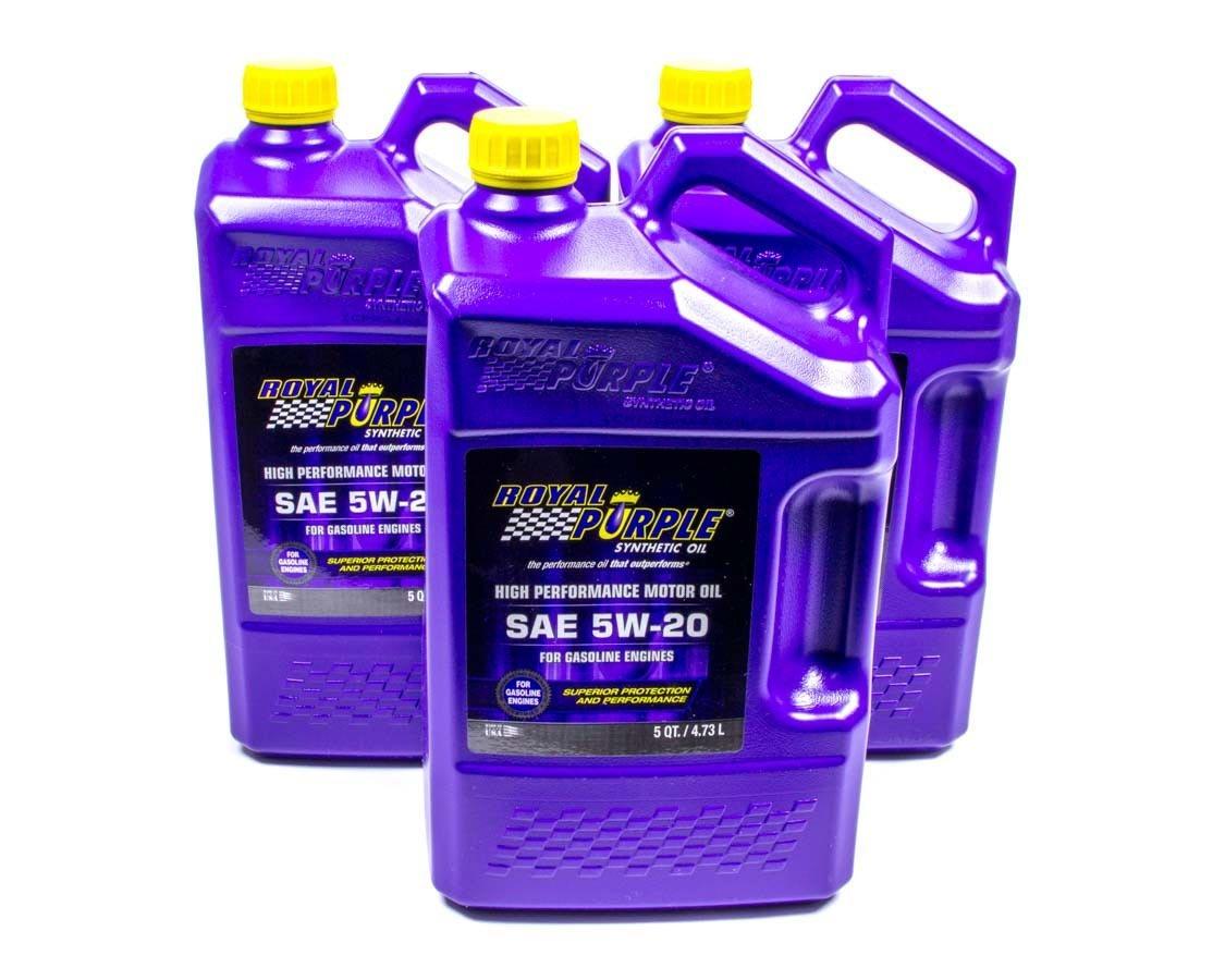 5W20 Multi-Grade SAE Oil 3x5-qt Bottles - Burlile Performance Products