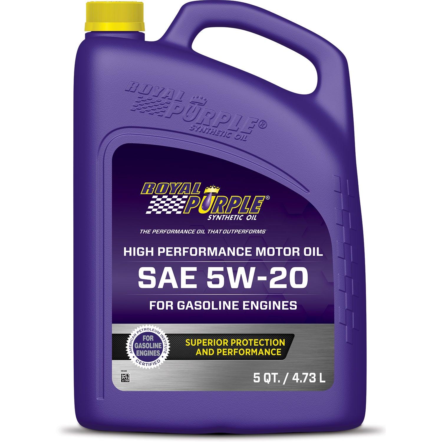 5w20 Multi-Grade SAE Oil 5 Quart Bottle - Burlile Performance Products