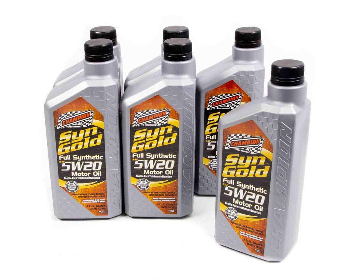 5W20 SynGold Synthetic oil Case 6x1 Quarts - Burlile Performance Products