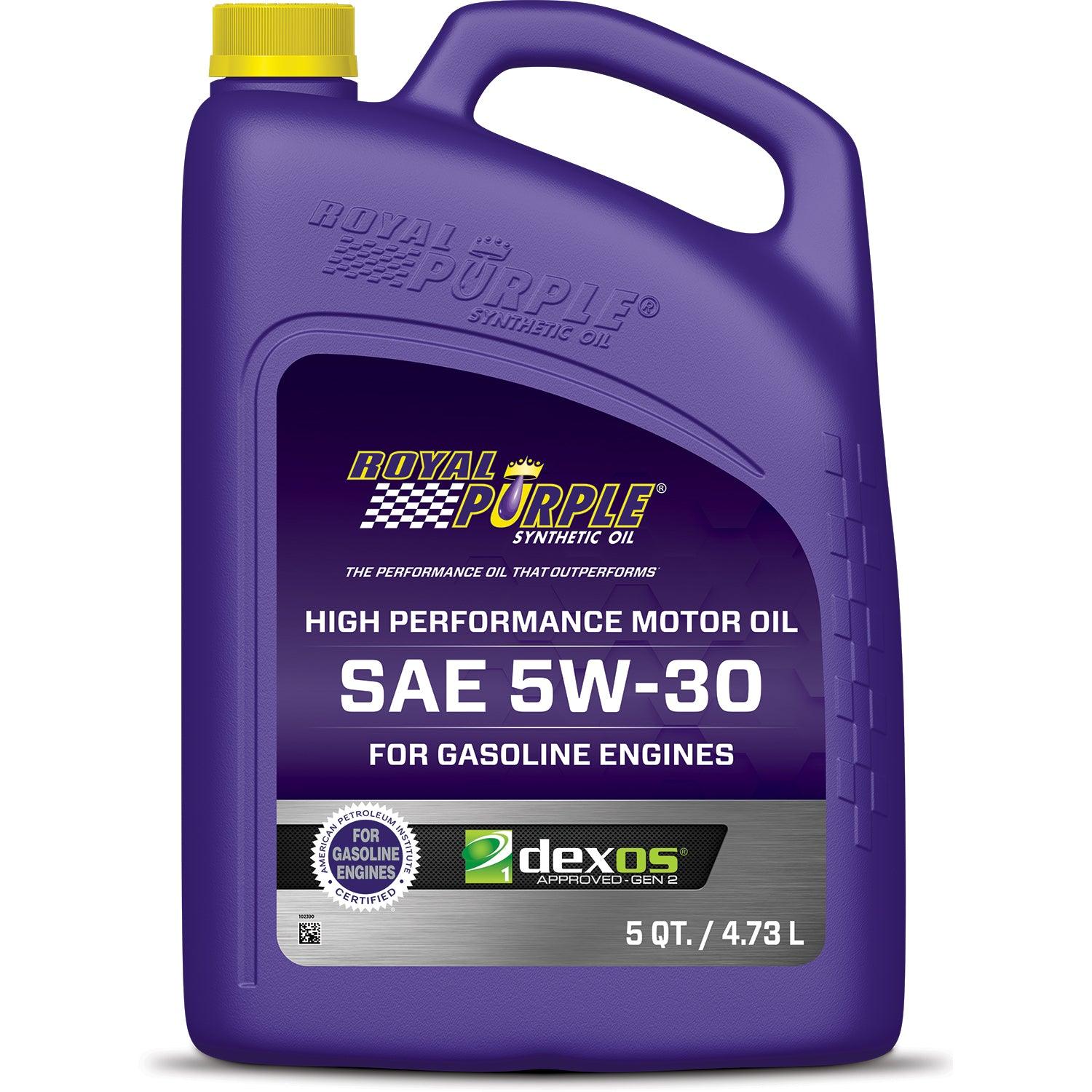 5w30 Multi-Grade SAE Oil 5 Quart Bottle Dexos - Burlile Performance Products