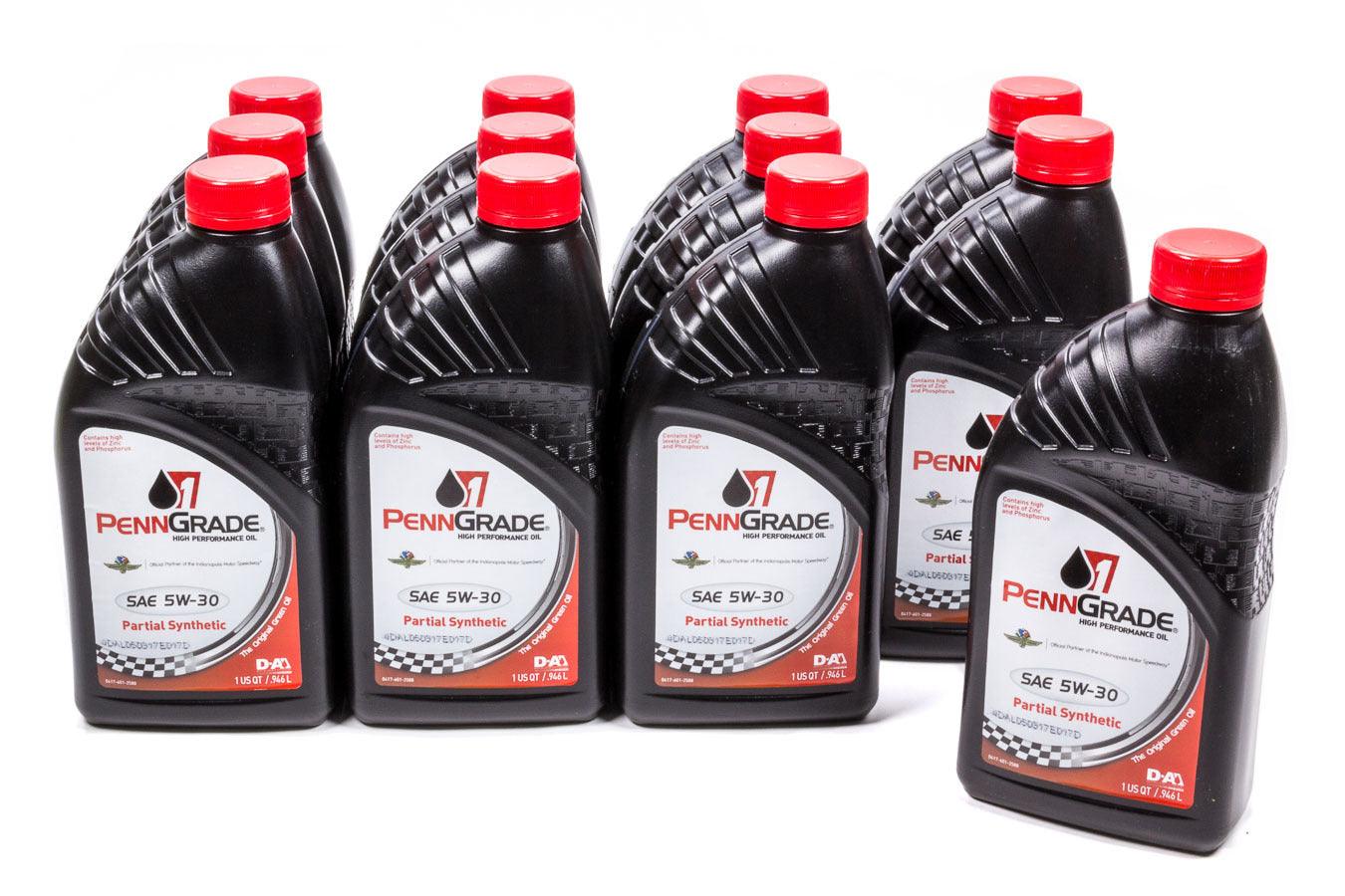 5w30 Racing Oil Cs/12-Qt Partial Synthetic - Burlile Performance Products
