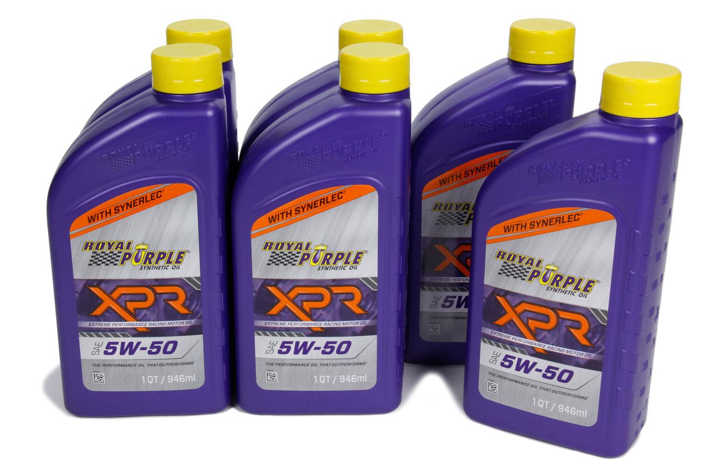 5w50 XPR Racing Oil Case 6 x 1 Quart - Burlile Performance Products