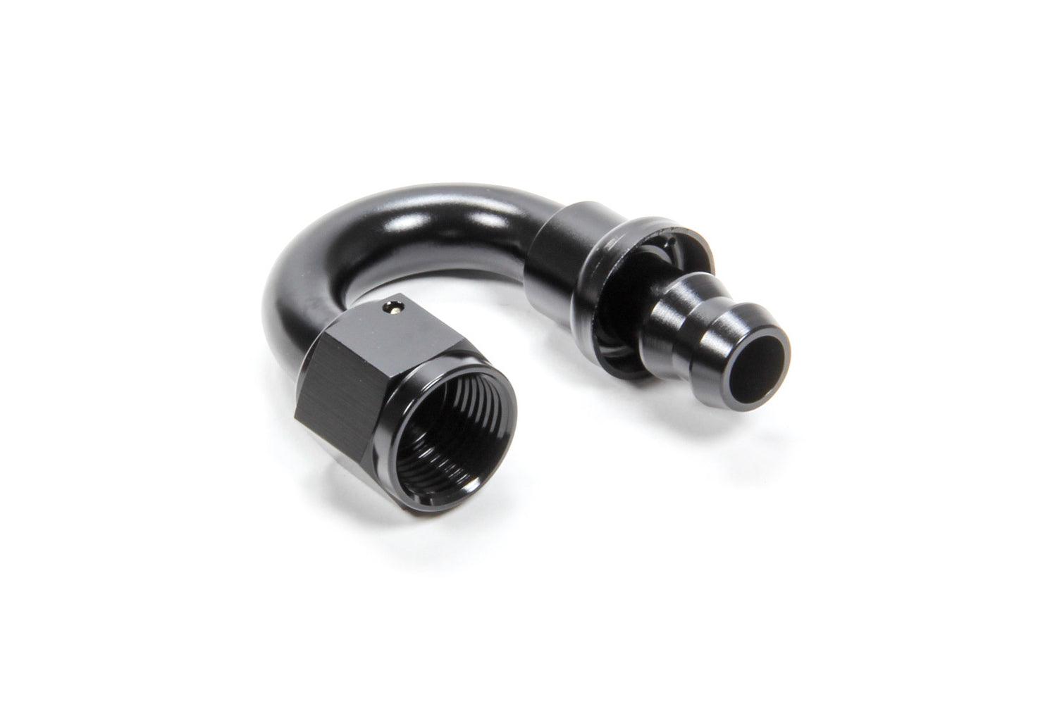 #6 180 Degree Hose End Push Lock - Burlile Performance Products