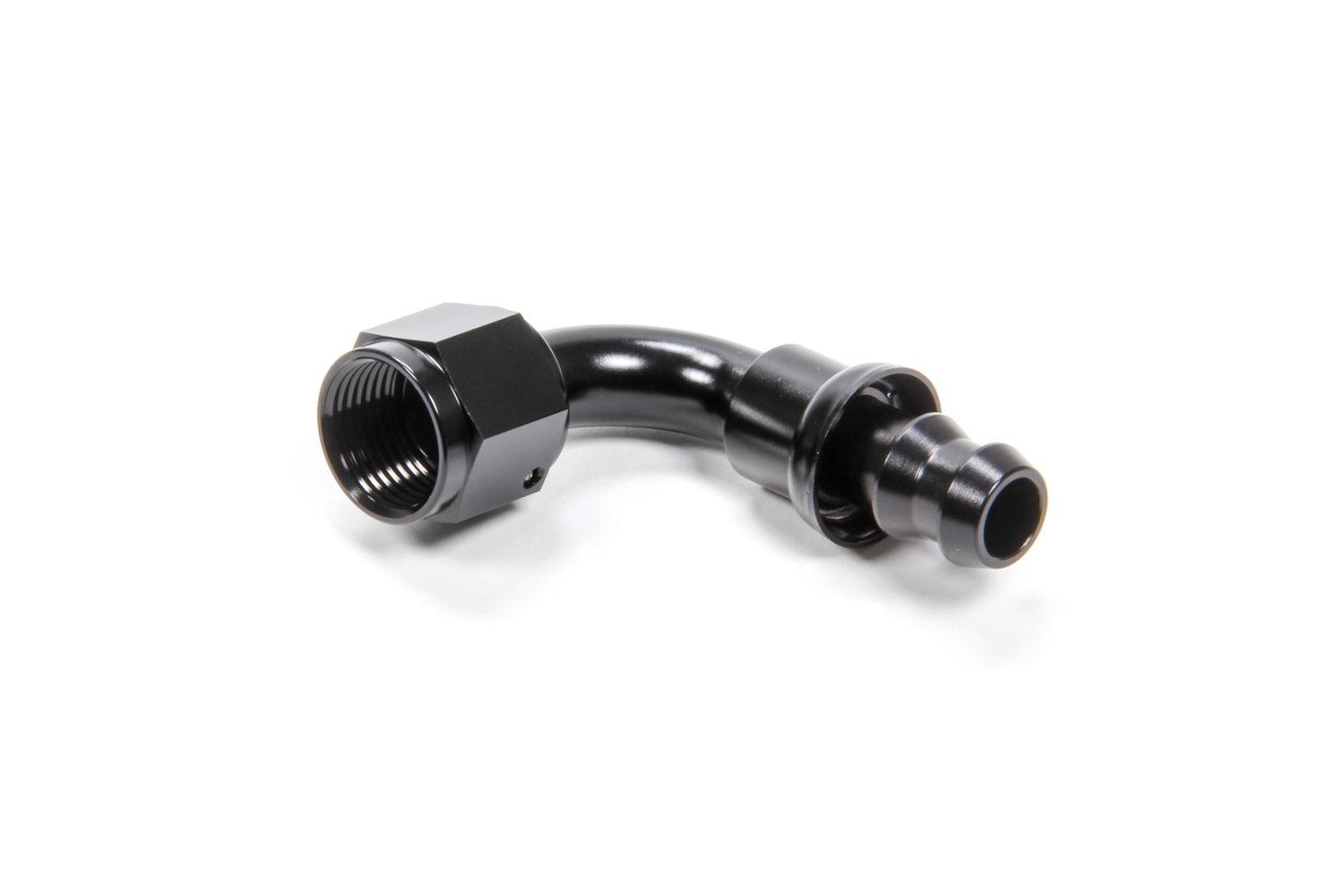 #6 90 Degree Hose End Push Lock - Burlile Performance Products