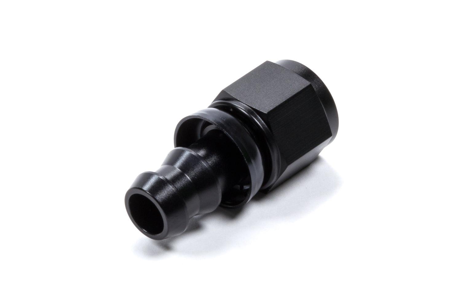 #6 Straight Hose End Push Lock - Burlile Performance Products