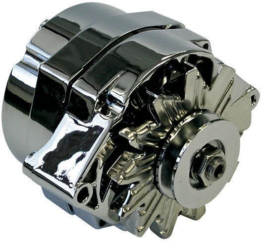 70-Amp Chrome Alternator 73-86 GM - Burlile Performance Products