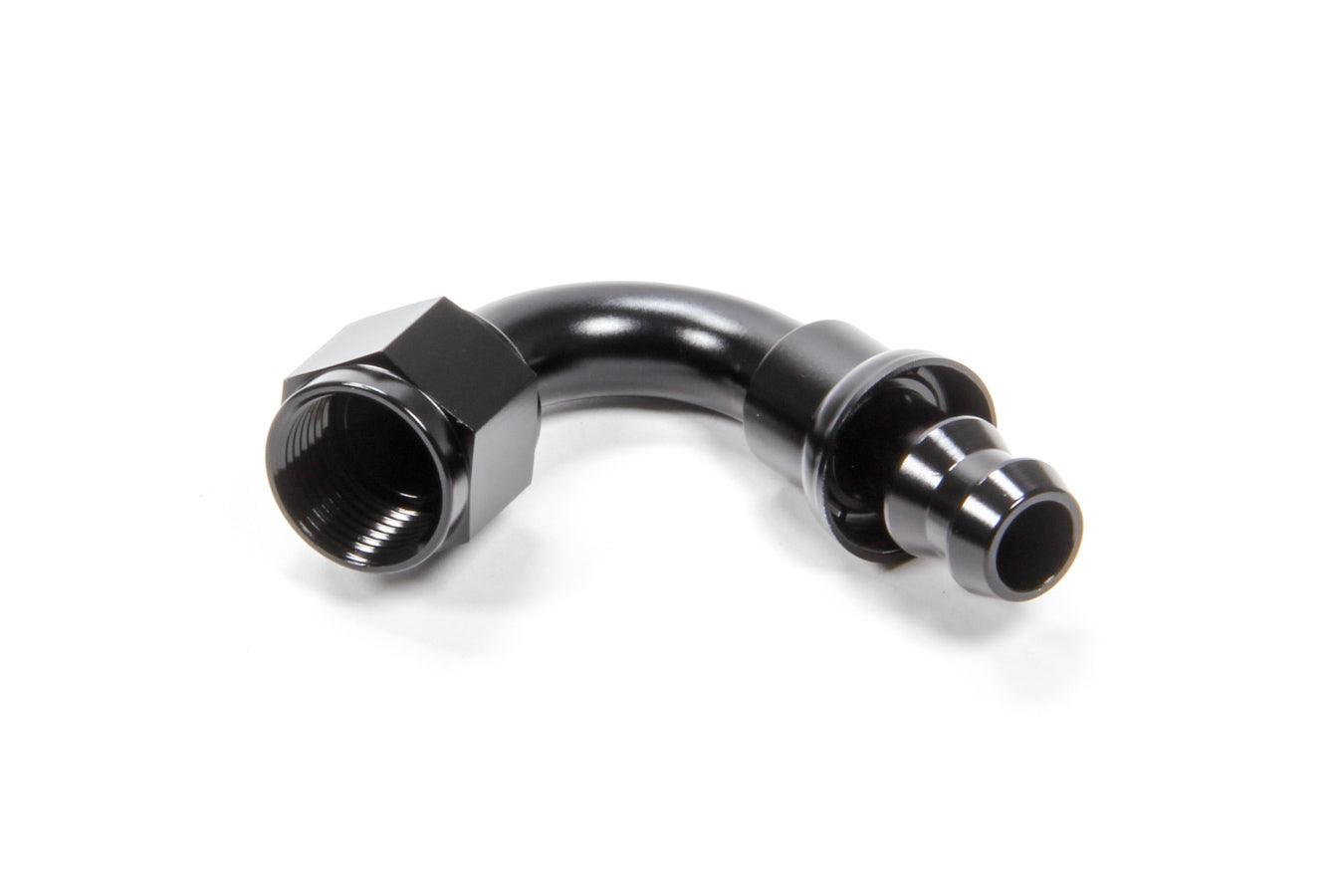#8 120 Degree Hose End Push Lock - Burlile Performance Products