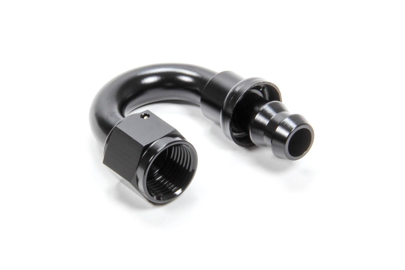 #8 180 Degree Hose End Push Lock - Burlile Performance Products