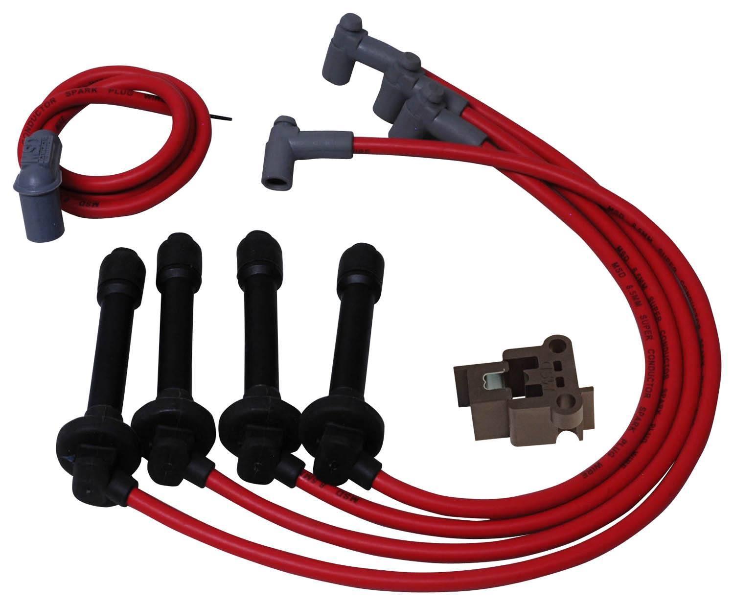 8.5mm Plug Wire Set - 92-00 Honda 1.6L - Burlile Performance Products
