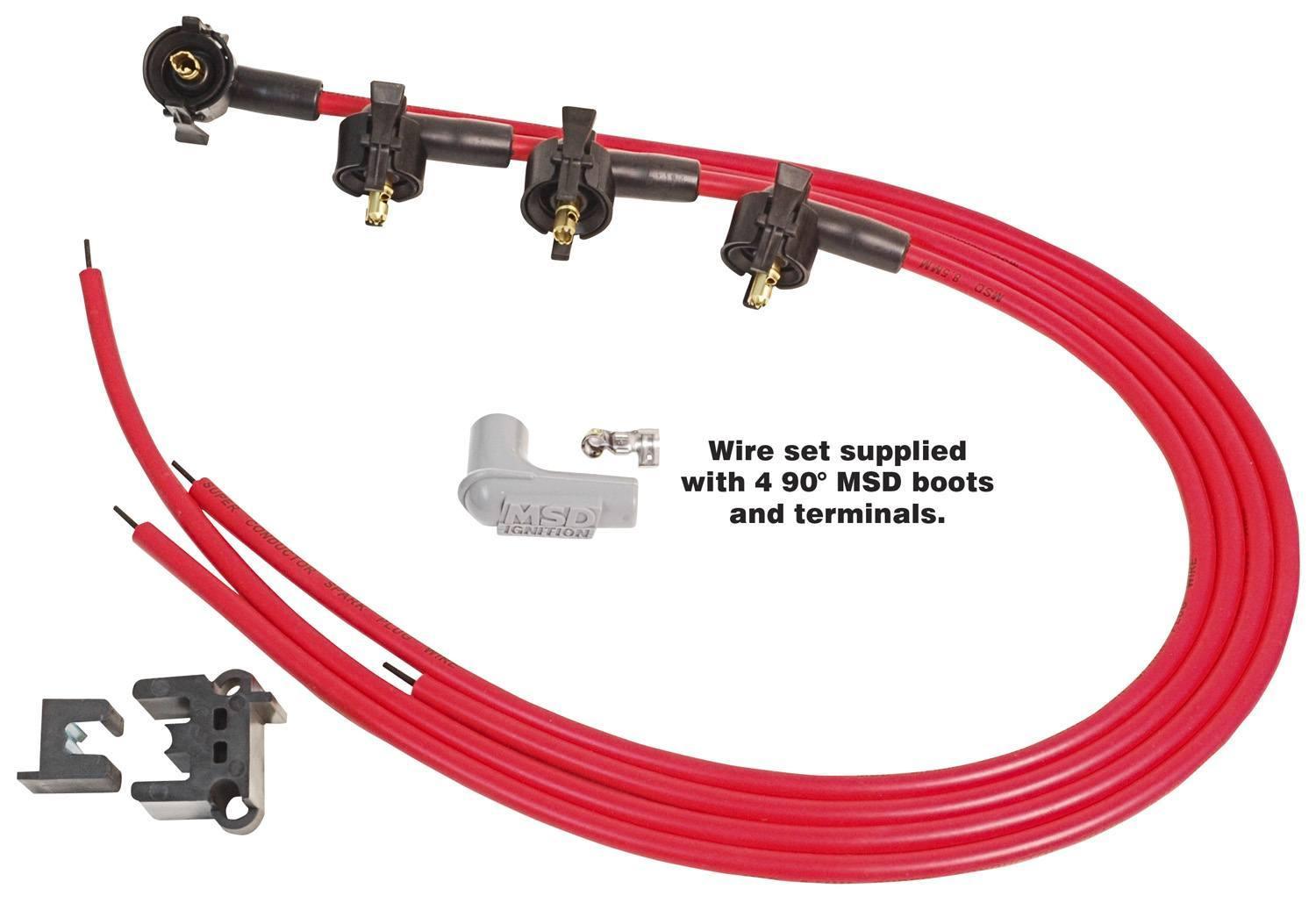 8.5mm Spark Plug Wire Set - 4-Cyl. Midget - Burlile Performance Products