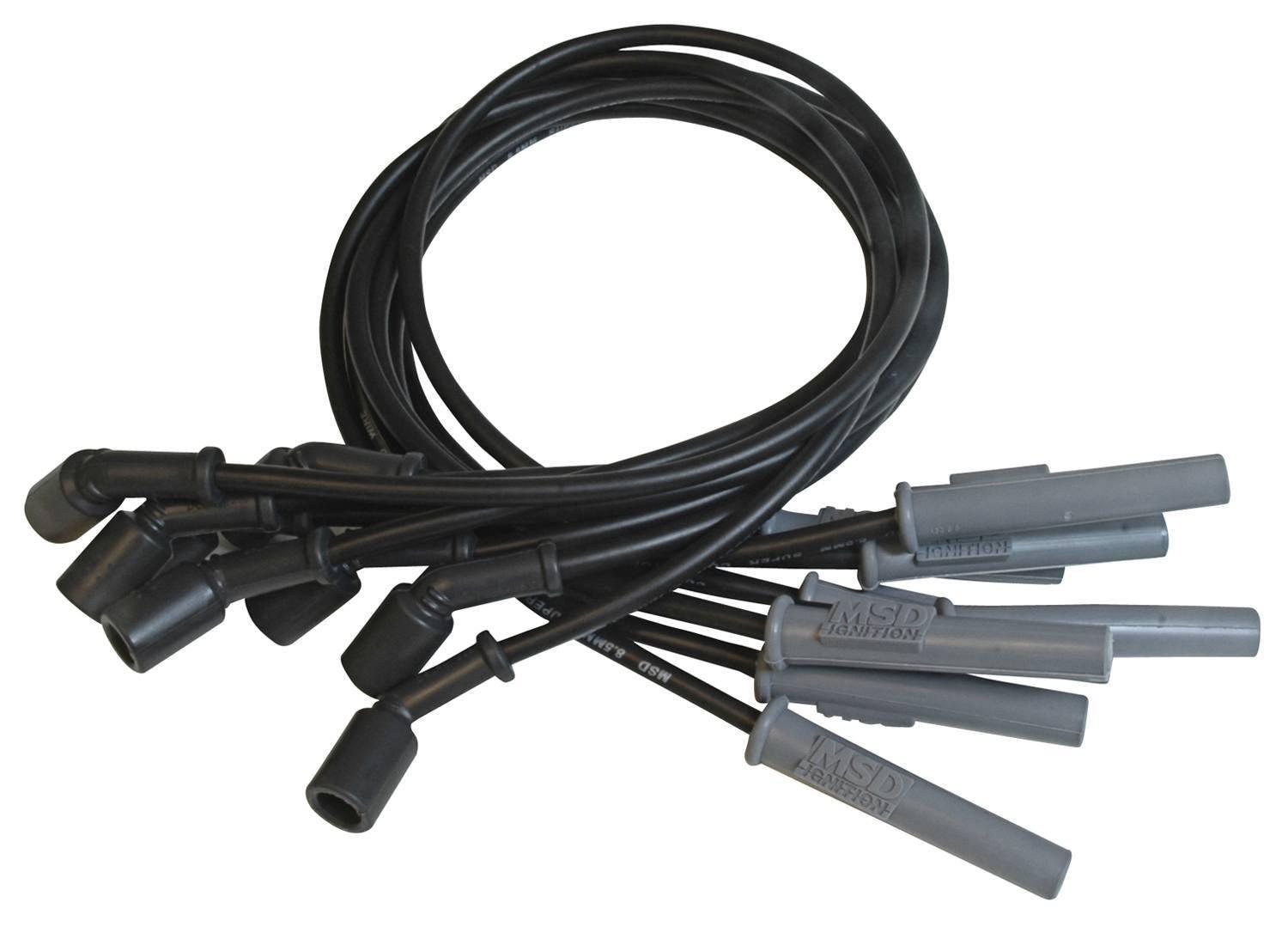8.5MM Spark Plug Wire Set - Black - Burlile Performance Products