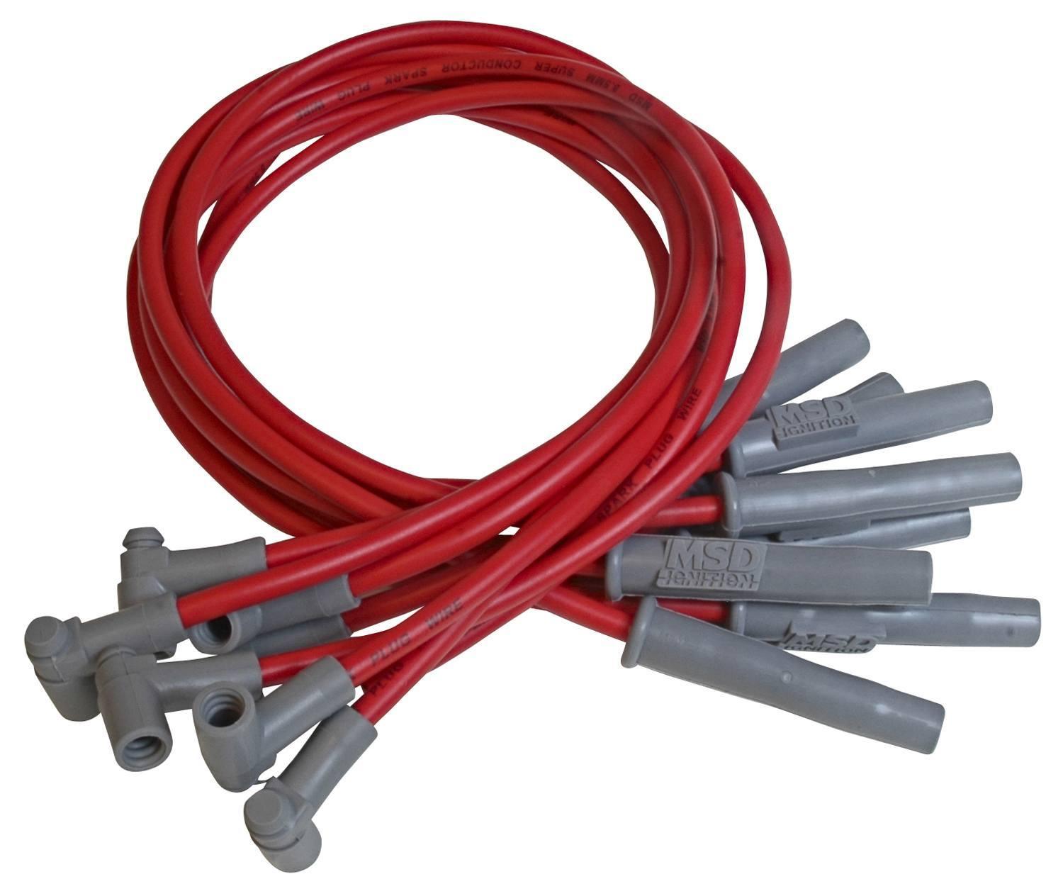 8.5MM Spark Plug Wire Set - Red - Burlile Performance Products