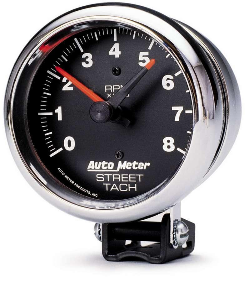 8000 Rpm Chrome Tach - Burlile Performance Products